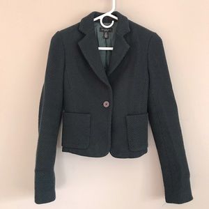 Kenneth Cole | Dark Green Wool Corduroy Blazer
